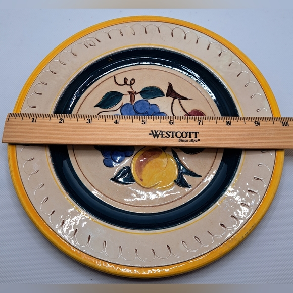 STANGL VINTAGE POTTERY FRUIT PATTERN 10" DINNER PLATE VGC - Picture 2 of 4